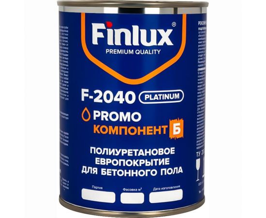 Полиуретановое европокрытие для бетонного пола Finlux F-2040 двухкомпонентное, бежевый, 10 кв. м 4603783200634 – изображение 4