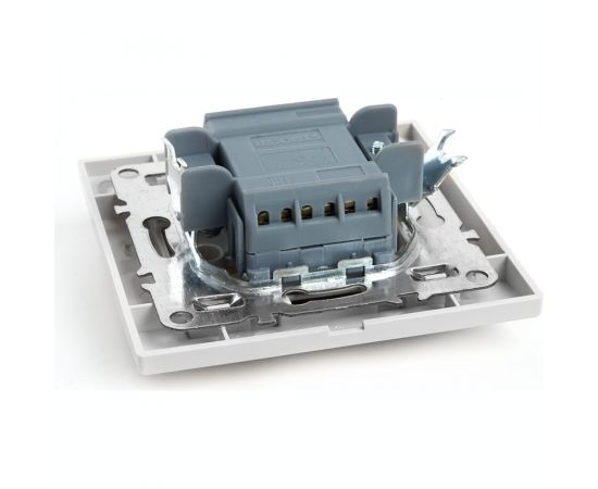 2-клавишный переключатель STEKKER psw10-9005-01, 250в, 10а, серия Эрна, белый, 39919 – изображение 5