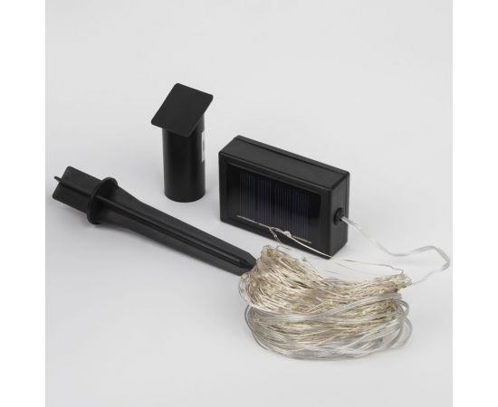 Садовая гирлянда ЭРА Нить на солнечной батарее ERASF22-17 холодный свет, 200 microLED, 21.9 м Б0053368 – изображение 6