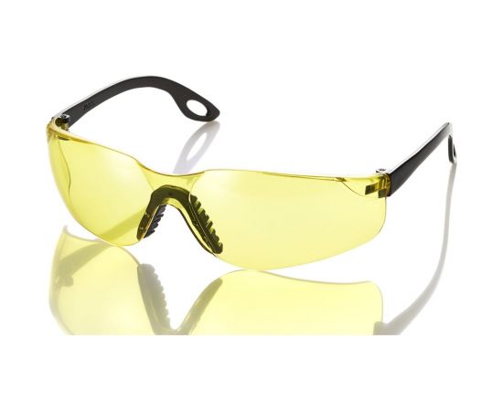 Защитные очки КЭС желтые с черными дужками (5 шт) 707 