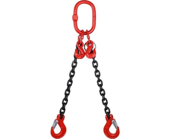 Цепной двухветвевой строп с укоротителем ТРАСТ 2СЦ 3,15 тн, 3000 мм, 8 класс 4687202684007 