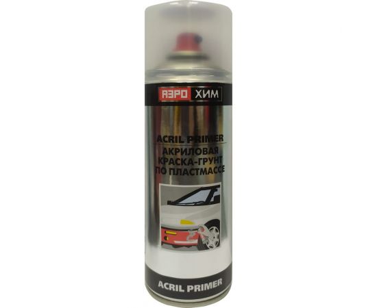Акриловая краска-грунт по пластмассе Аэрохим графитовая 520 мл YAR-128 