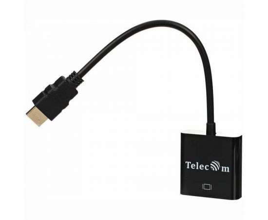 Кабель-переходник Telecom, HDMI M - VGA F TA558 