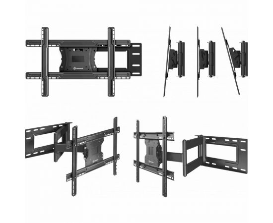 Наклонно-поворотный кронштейн для телевизора 40-75 ONKRON Black M7L – изображение 2