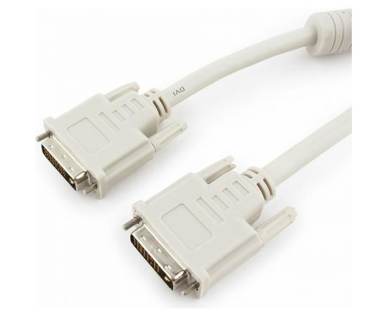 Кабель Cablexpert DVI-D dual link CC-DVI2-15, 25M/25M, 4.5м, экран, ферритовые кольца, пакет CC-DVI2-15 – изображение 2