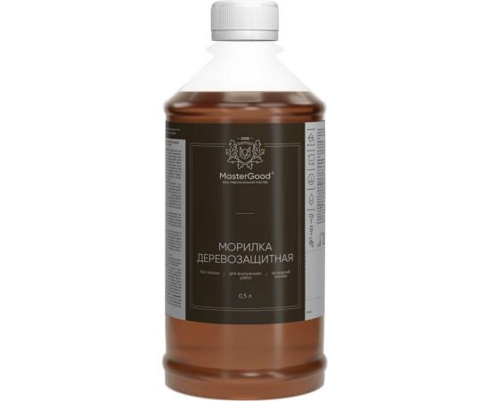 Морилка MasterGood MG Мокко (0,5 л) ""MG-морилка-0,5/мокко – изображение 2