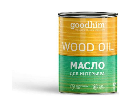Масло для интерьера Goodhim, эбеновое дерево 0,75 л. 75506 – изображение 2