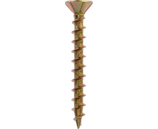 Оконный саморез KRANZ острый 4,1x35 желтый цинк 500 шт. KR-01-3721-009 – изображение 2