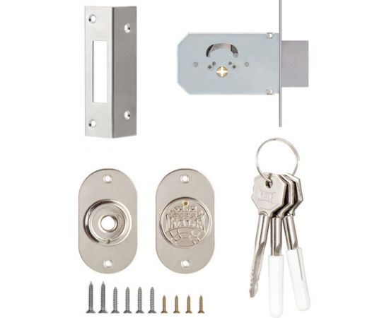 Врезной крестообразный замок KALE KILIT 156/F (45 мм), 3 ключа 1091 – изображение 3