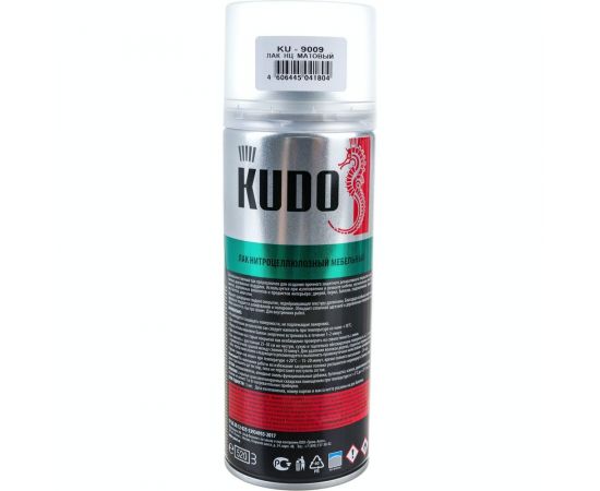 Лак для дерева нитроцеллюлозный (НЦ) мебельный матовый KUDO KU-9009 – изображение 3