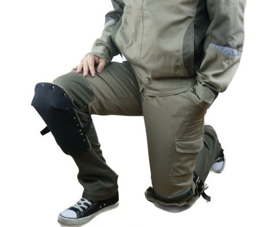 Термостойкие рабочие строительные защитные наколенники для сварщика ООО НПК Багул 2 шт НЗП-01 – изображение 6