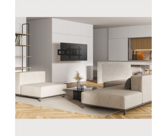 Наклонно-поворотный кронштейн для телевизора 40-75 ONKRON Black M7L – изображение 7