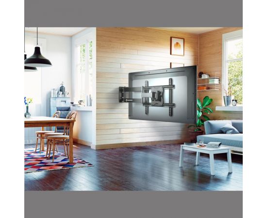 Наклонно-поворотный кронштейн для телевизора 40-75 ONKRON Black M7L – изображение 10