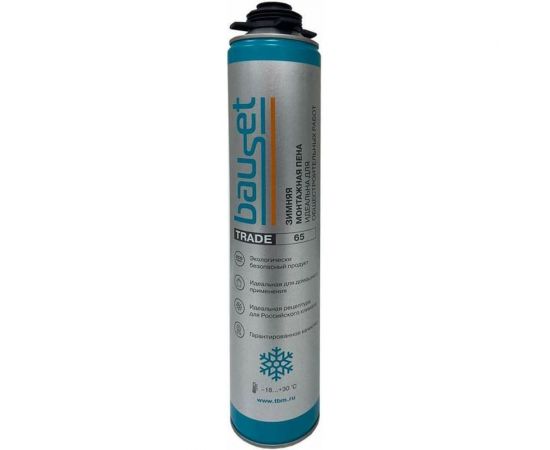 Профессиональная монтажная пена BAUSET TRADE 65 зимняя BAU1116/MP 