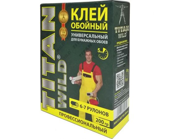 Универсальный обойный клей TITAN WILD Б/И 200 гр TWUni-200 