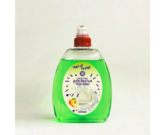 Средство для мытья посуды HIRVI ЧИСТАЯ МАГИЯ Яблоко 0.5 л арт 214x412 