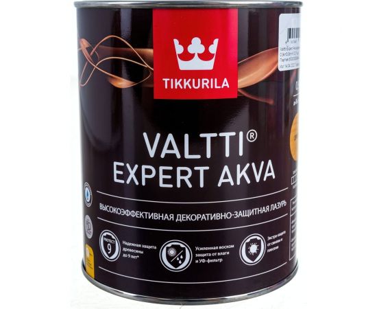 Антисептик для дерева TIKKURILA Valtti Expert Akva орегон 0,9 л 48457 