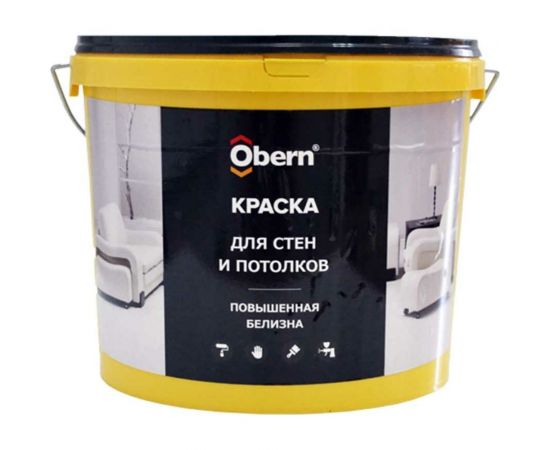 Краска для стен и потолков Obern 7 кг 17547 