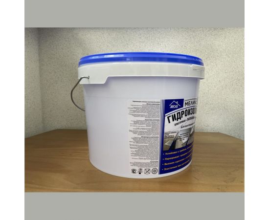 Латексная эластичная гидроизоляция Меликс 14 кг MOS-14Г01 – изображение 2