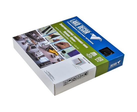 Самоклеящаяся ПВХ плитка LAKO (черный мрамор; 28 шт; 2.52 кв.м) LKD-81036-1 – изображение 23