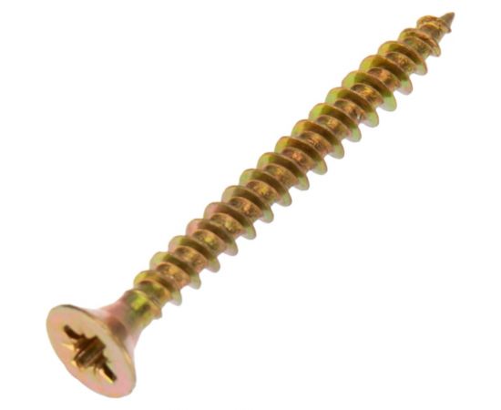 Универсальный саморез KRANZ 4x40, желтый цинк, 200 шт. KR-01-3311-029 – изображение 3