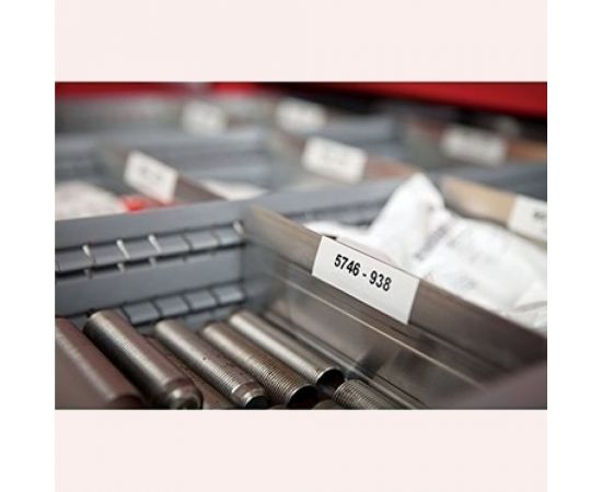 Картридж с лентой Dymo S0720530 12 мм, 7 м, пластик, черный на белой ленте DYMO45013 – изображение 5