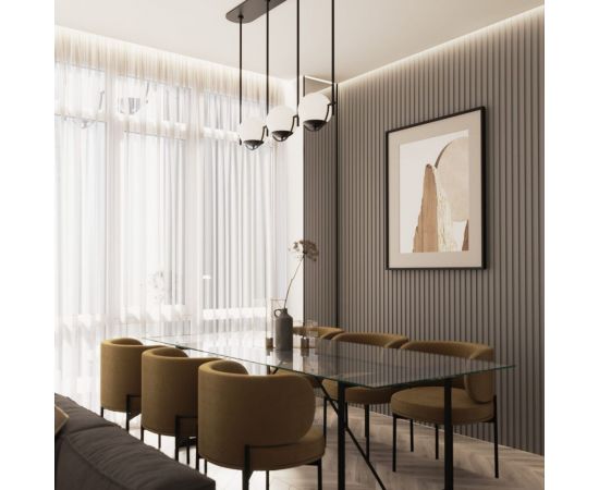 Стеновые 3д панели Artpole VECTOR (гипсовые; белые; 600x600 мм; 1 шт; 0,36 кв.м) M-0055 – изображение 5