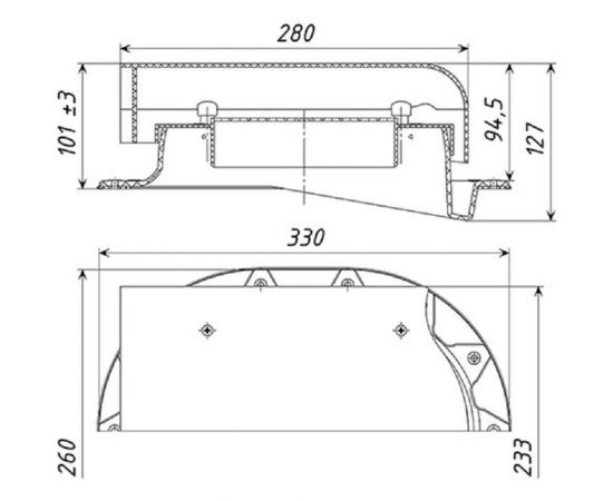Кровельный аэратор Татполимер ТР-88/F черный 29289 – изображение 5