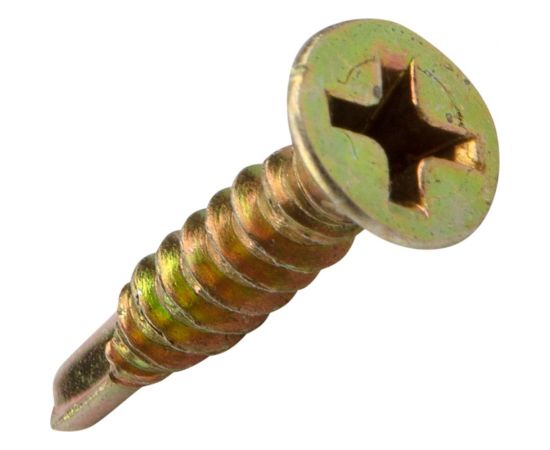 Оконный саморез KRANZ сверло 3,9x19, желтый цинк, 500 шт. KR-01-3722-003 – изображение 5