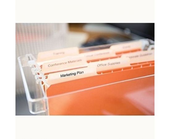 Картридж с лентой Dymo S0720530 12 мм, 7 м, пластик, черный на белой ленте DYMO45013 – изображение 6