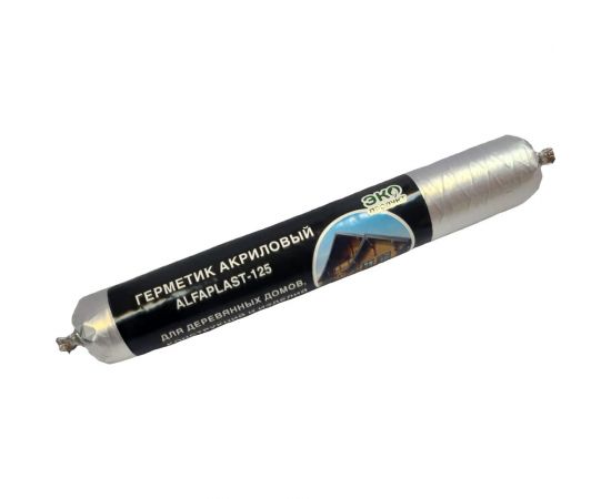 Герметик для дерева Alfaplast "Теплый шов" -125 Белый файл-пакет 900 гр 34333443 