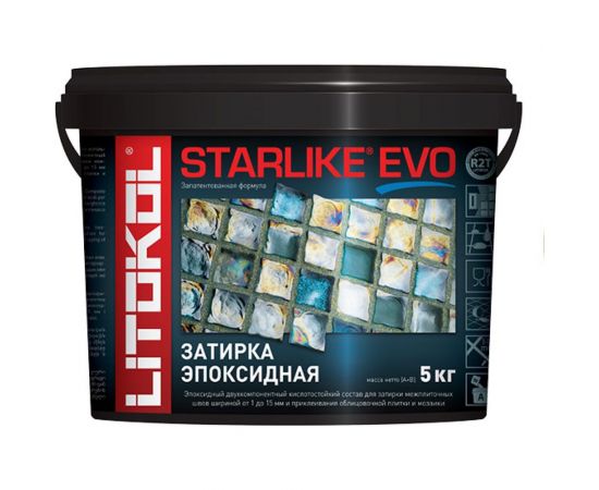 Эпоксидный состав для укладки и затирки мозаики LITOKOL STARLIKE EVO S.205 TRAVERTINO 485230004 