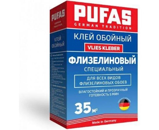 Специальный флизелиновый клей PUFAS (35 кв.м; 225 г) 023018092 