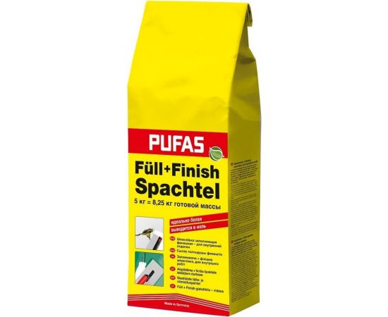 Заполняющая и финишная шпаклевка PUFAS FüII + Finish М 5 кг 1-003004092 