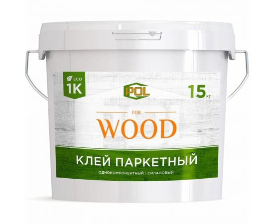 Однокомпонентный силановый клей ГЕПОЛ G-Pol Wood 1K 15 кг GPW1K-15 