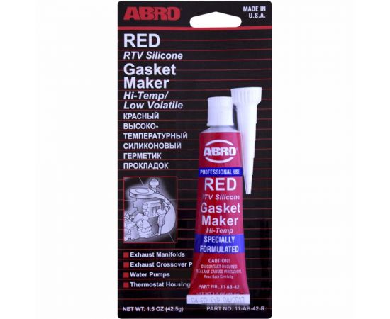 Герметик прокладок ABRO красный США 42,5 г 11-AB-42-R 