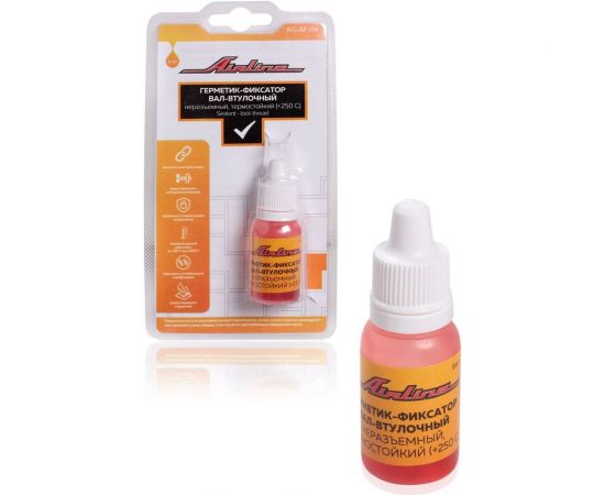 Неразъемный термостойкий вал-втулочный герметик-фиксатор Airline +250С, 6 мл. AG-AF-04 