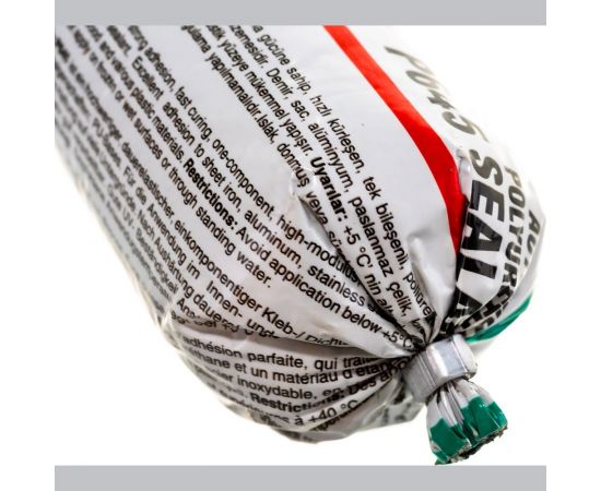 Полиуретановый автомобильный, строительный герметик Akfix P645 45 Шор, черный, 600 мл AA653 – изображение 2