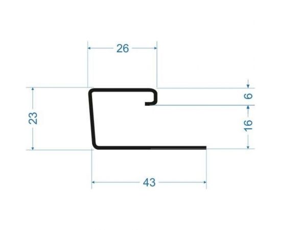 J-профиль Docke Premium капучино PSJP-1038 – изображение 2