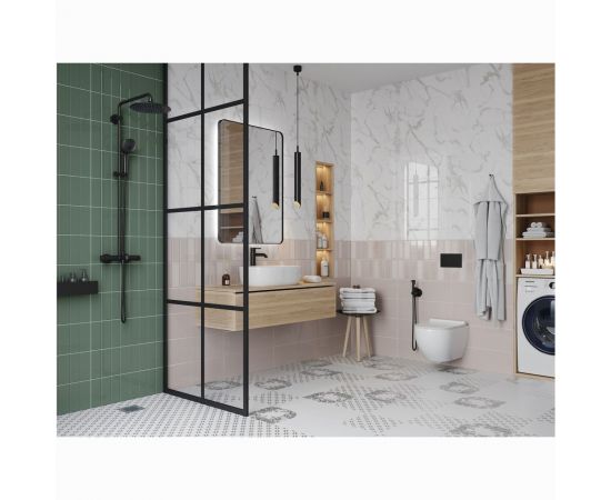 Настенная плитка LB CERAMICS Роса Рок 1064-0364 (розовый; 20х60 см; 7 шт.; площадь упаковки 0,84 кв.м) СК000039104 – изображение 2