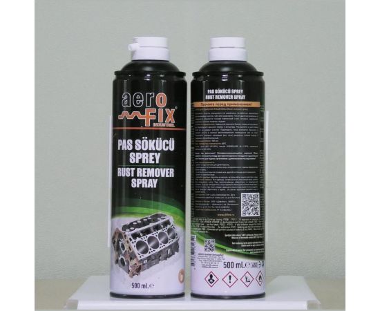 Спрей для удаления ржавчины AEROFIX средство для ослабления заклинивших крепежных изделий, 500 мл 8681863081652 – изображение 3