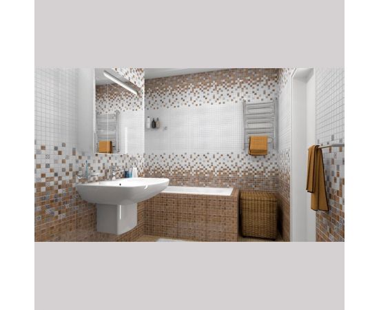 Плитка настенная LB CERAMICS Астрид 1041-0233 (белая; 20х40 см; 19 шт.; площадь упаковки 1,5 кв.м) СК000018461 – изображение 4