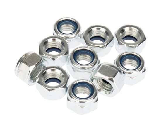 Самоконтрящаяся гайка с нейлоновым кольцом KRANZ M12, DIN 985, 25 шт. KR-01-3523-007 – изображение 5