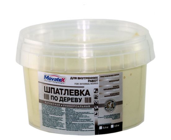 Шпаклевка по дереву (0.8 кг; сосна) Movatex Т02356 
