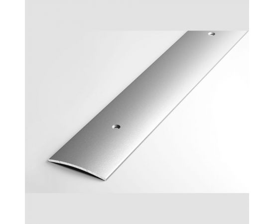 Порог прямой алюминиевый (44,5 мм, 1,8 м, порошковое покрытие, Серебро) ЛУКА УТ000000634 