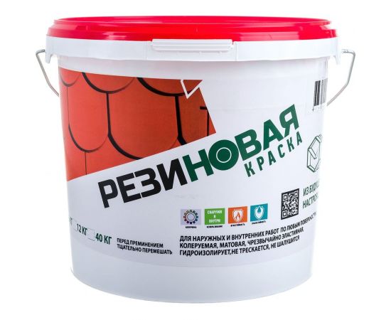 Резиновая краска ПРОЦВЕТ ВД-АК-103 Белая 6 кг БЕЛ/6 