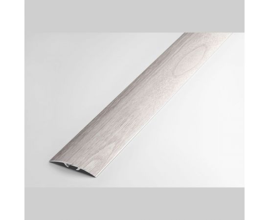Порог прямой скрытый алюминиевый декоративный (35 мм, 1,8 м, Ясень белый) ЛУКА УТ000023164 