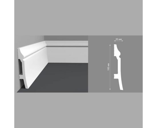 Напольный плинтус ФОРМАТ 10001DF DESN-210001-DF-0006 – изображение 2