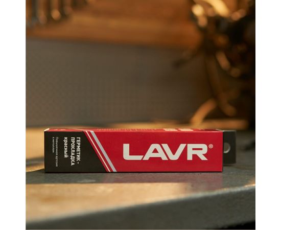 Герметик-прокладка LAVR красный, высокотемпературный, 85 г Ln1737 – изображение 2