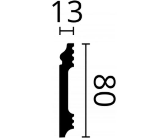Плинтус напольный Де-Багет XPS POLYMER Н 80 H80 – изображение 2